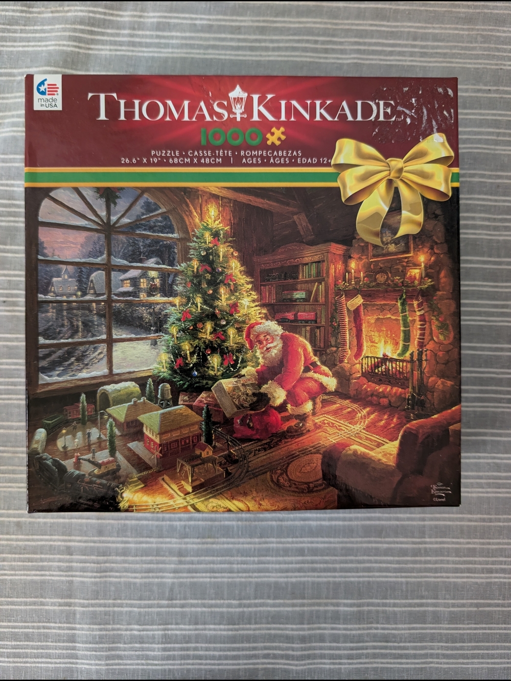 Thomas Kinkade 1000 Piece Christmas Puzzle - Santa's Workshop / Holiday